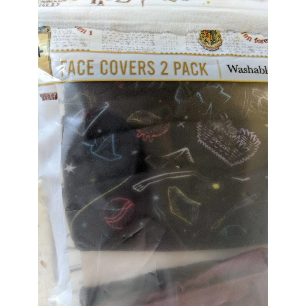 set lot of 2 pcs Kids Face Mask Harry Potter reusable washable